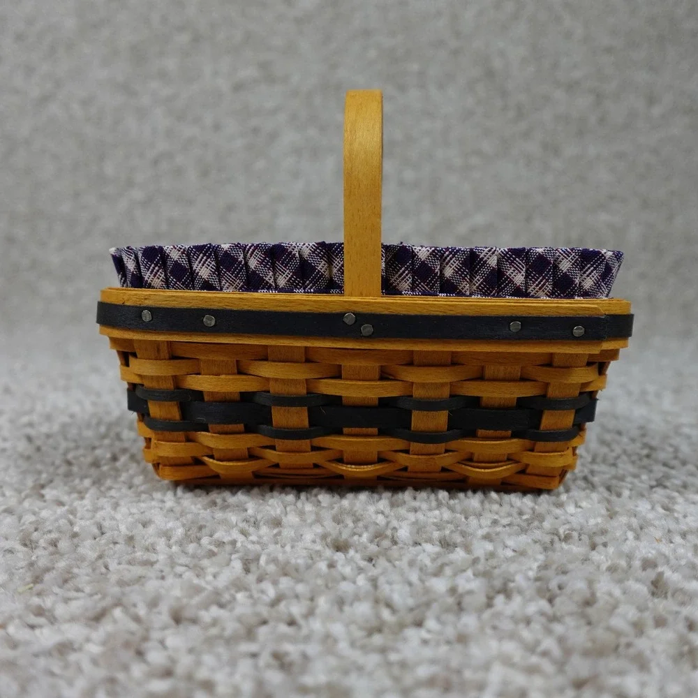 Longaberger 2003 JW Collection Miniature Original Easter Basket Set with COA